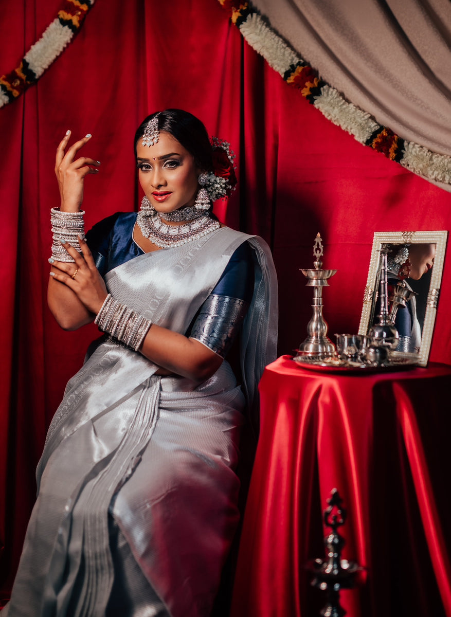 ANJALI bangles set - Silver – Yajnaseni