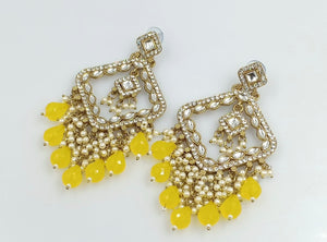 AASHVIKA earrings (Yellow)