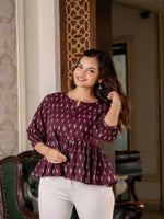 Load image into Gallery viewer, JAGVI [L/40] - Peplum Top
