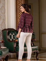 Load image into Gallery viewer, JAGVI [L/40] - Peplum Top

