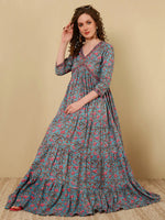 Load image into Gallery viewer, LAYLA [3XL / 46] - Maxi Kurti Dress
