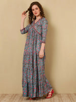 Load image into Gallery viewer, LAYLA [3XL / 46] - Maxi Kurti Dress
