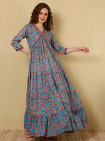 Load image into Gallery viewer, LAYLA [3XL / 46] - Maxi Kurti Dress
