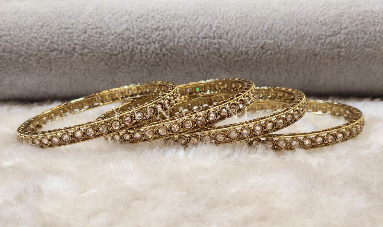 SONEETA - set of 4 bangles (champagne)