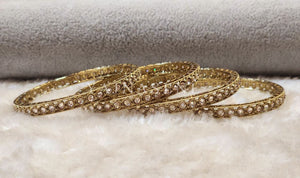 SONEETA - set of 4 bangles (champagne)