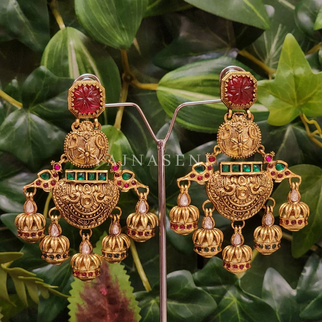 NAVAMI earrings (Rani x Green)