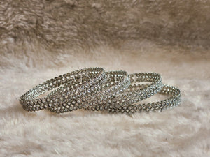 KRITI - set of 4 bangles (silver)