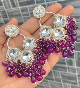 PARINA earrings (berry)