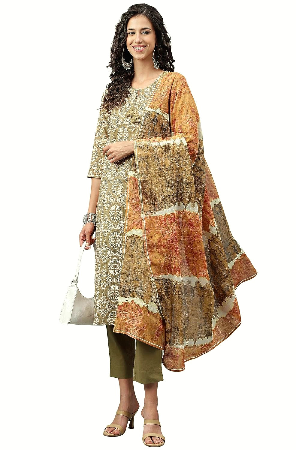SHAKSHI [2XL / 44] - Straight cut kurti set