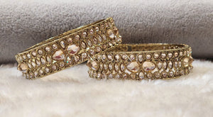 DHANYA - pair of bangles (champagne)