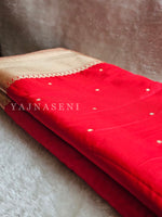 Load image into Gallery viewer, Banarasi Satin Silk Saree - Red
