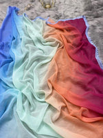 Load image into Gallery viewer, Alia Bhatt inspired Saree - Georgette x Pastel
