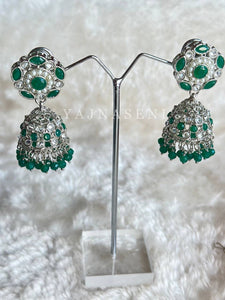 NAVIKA (silver x dark green)