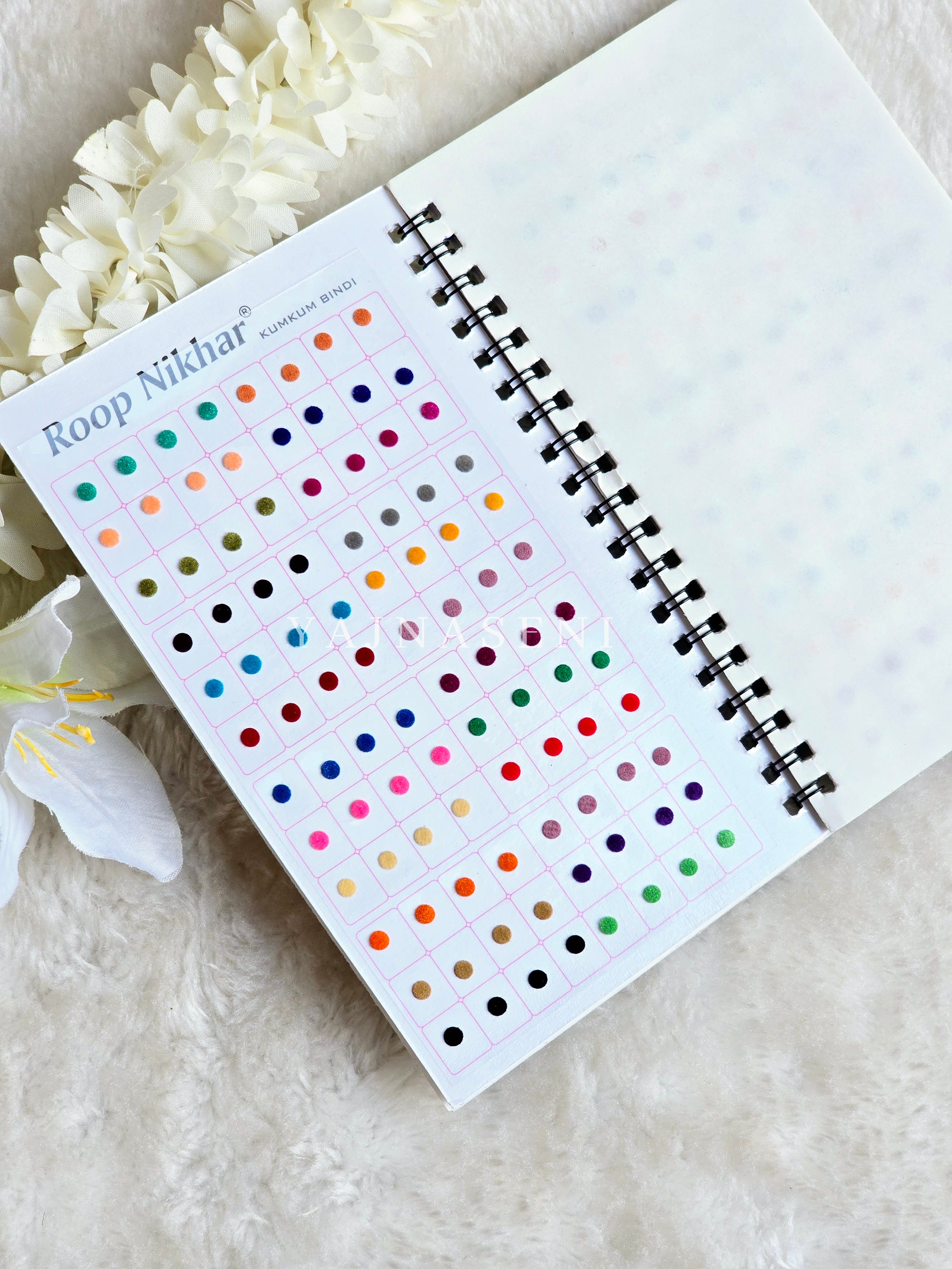 Ombre/Solid Multicolour Pottu Book - 948