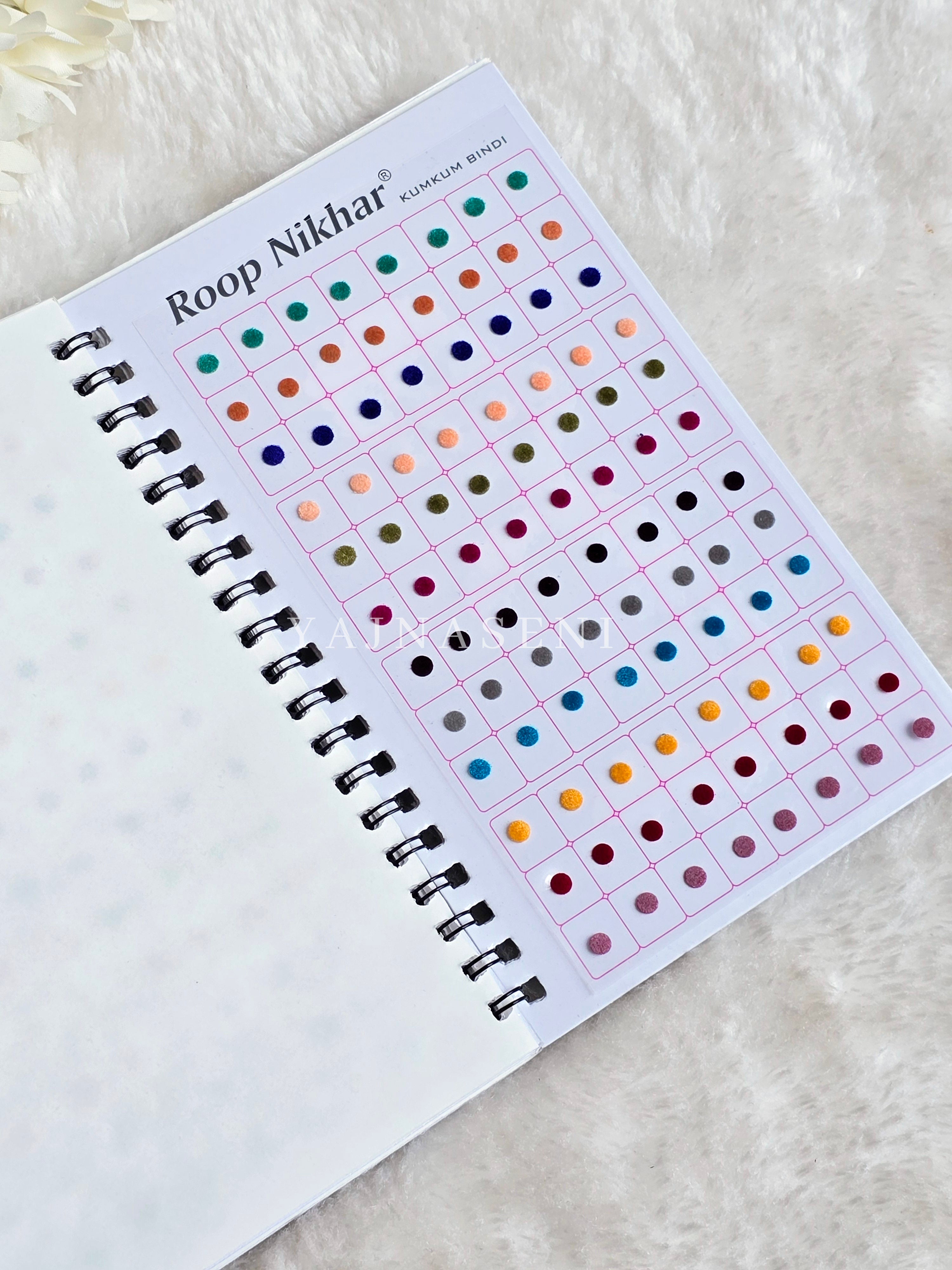 Ombre/Solid Multicolour Pottu Book - 948