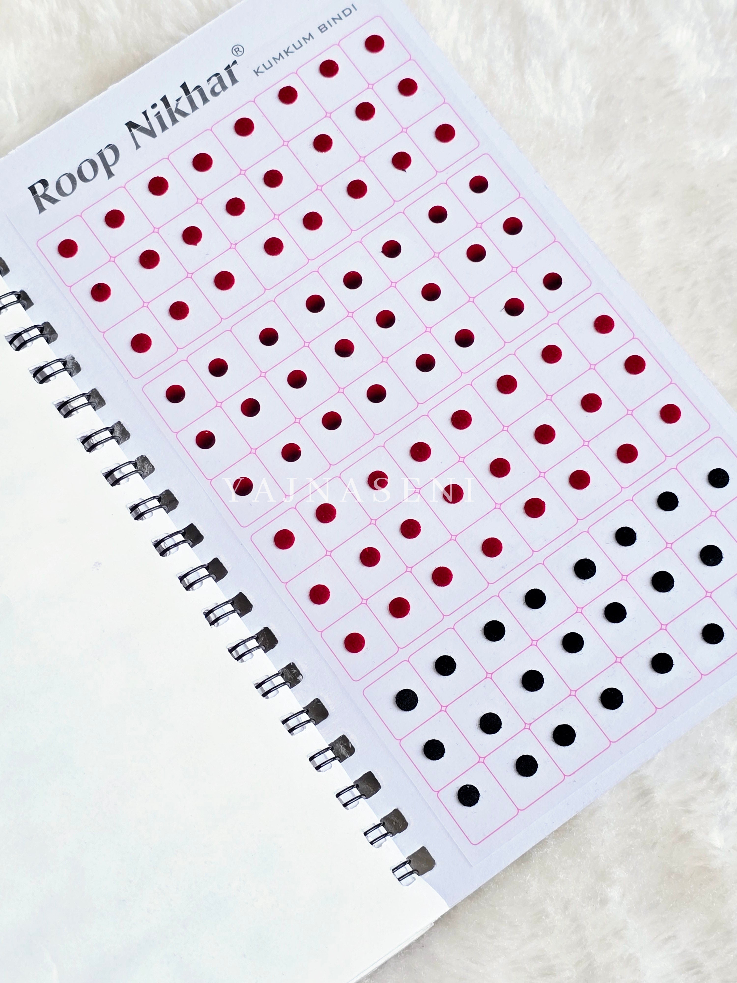 Ombre/Solid Multicolour Pottu Book - 948