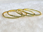 Load image into Gallery viewer, RADHA - set of 4 bangles (Green)
