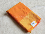 Load image into Gallery viewer, Vaira oosi x Checkered Saree - Orange
