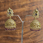 Load image into Gallery viewer, JONITA Jhumka (Amethyst)
