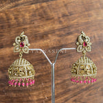Load image into Gallery viewer, JONITA Jhumka (Ruby)
