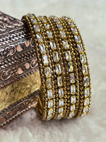 Load image into Gallery viewer, DRISHA - set of 4 bangles (Gold)
