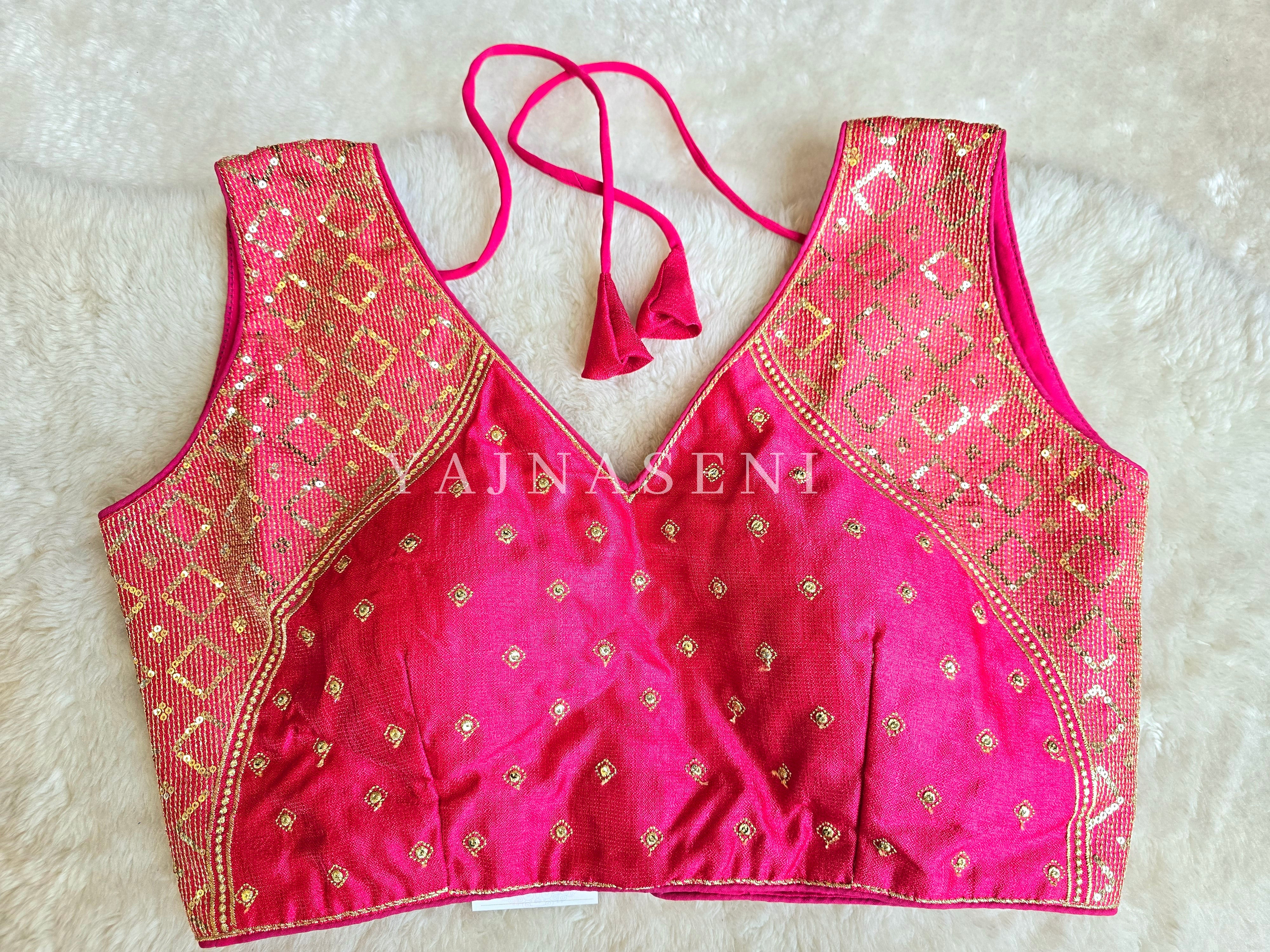 Hot Pink : Readymade blouse [PRISHA]