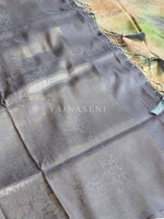 Load image into Gallery viewer, Floral x Kubera Pattu Saree - Grey x Multicolour
