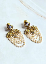 Load image into Gallery viewer, NABHYA earrings (Amethyst)
