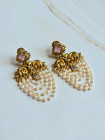 Load image into Gallery viewer, NABHYA earrings (Rose Quartz)
