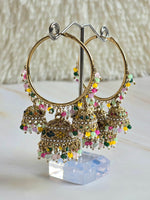 Load image into Gallery viewer, ALEKHYA Jhumkas (Multicolour)
