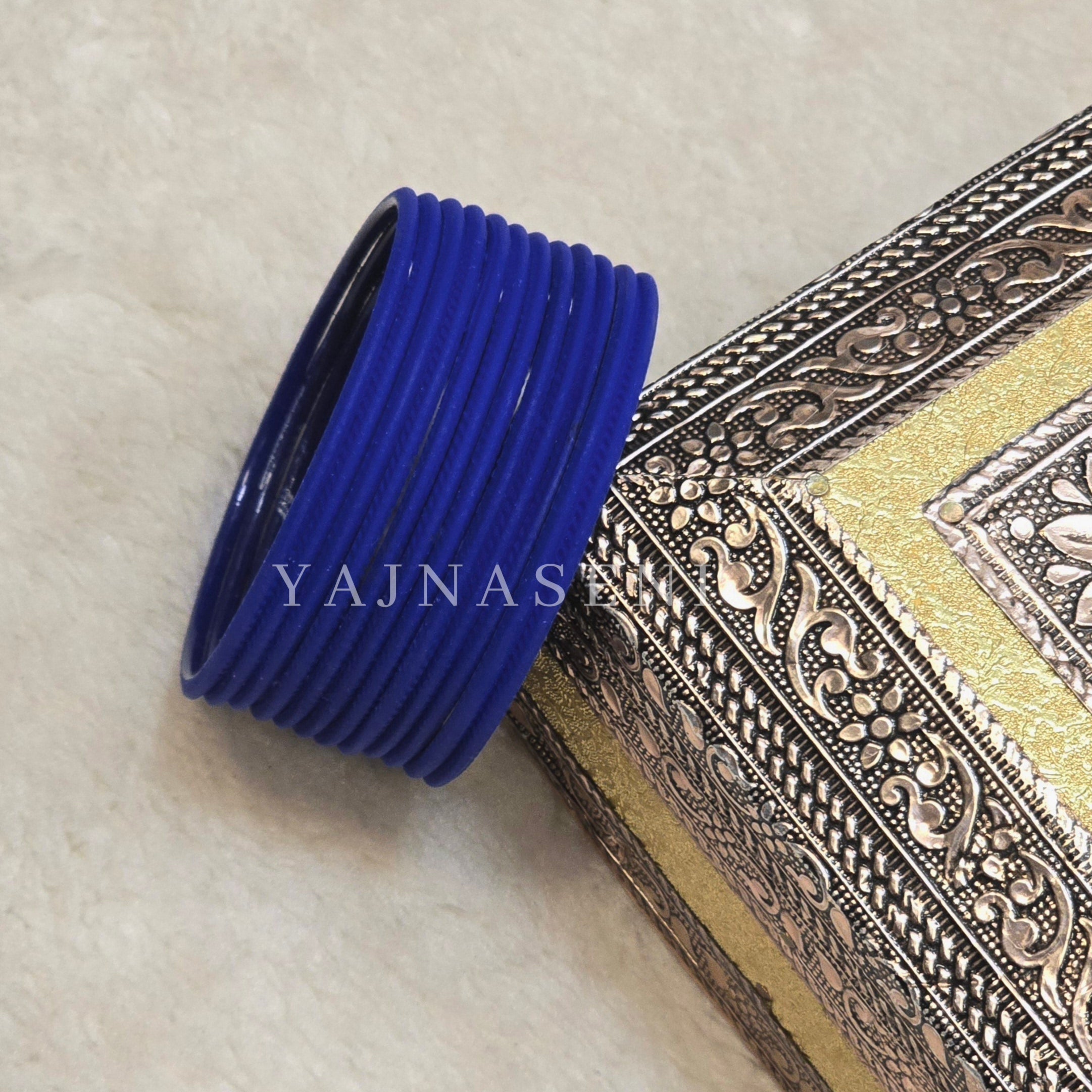Matte Bangles - Persian Blue