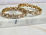 Load image into Gallery viewer, RESHMI - pair of bangles (Crystal)
