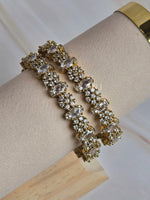Load image into Gallery viewer, RESHMI - pair of bangles (Crystal)

