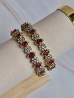 Load image into Gallery viewer, RESHMI - pair of bangles (Ruby)
