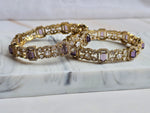 Load image into Gallery viewer, AMRUTA - pair of bangles (Amethyst)
