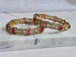 Load image into Gallery viewer, AMRUTA - pair of bangles (Ruby)

