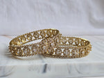 Load image into Gallery viewer, TASHI - pair of bangles (Crystal)
