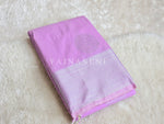 Load image into Gallery viewer, Semi Soft Silk Silver Zari Saree - Lilac
