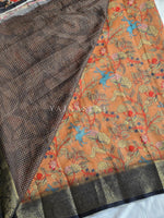 Load image into Gallery viewer, Linen Cotton Saree - Rustic Canopy
