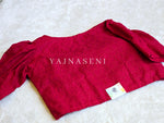 Load image into Gallery viewer, Maroon : Readymade blouse [NAINA]
