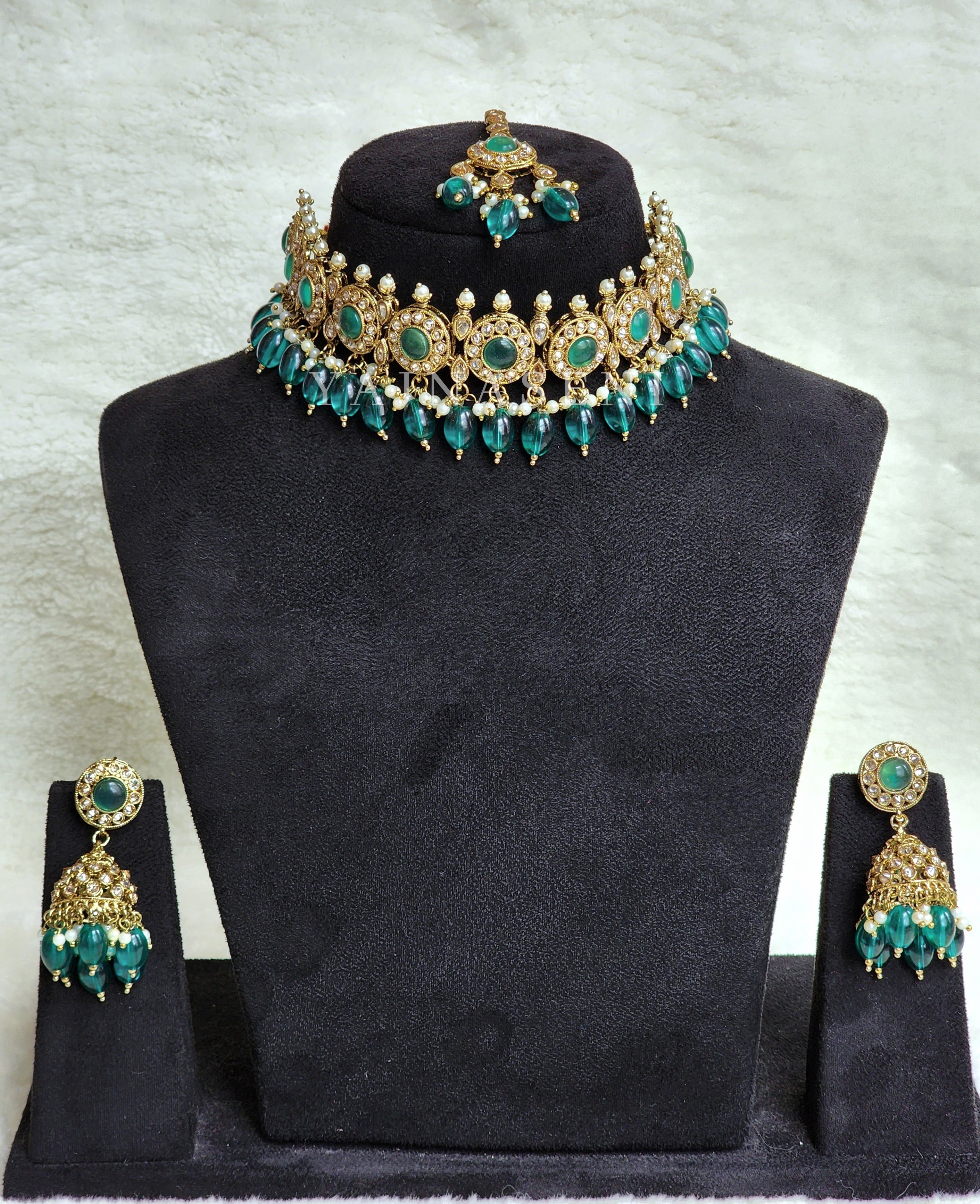 NIKITHA - Teal Green