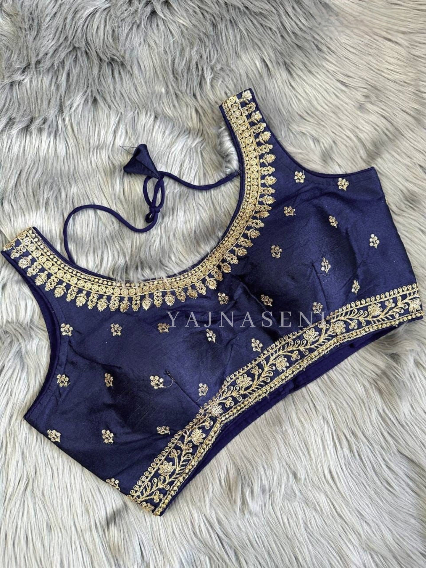 Dark Blue : Readymade blouse [SHREYA]