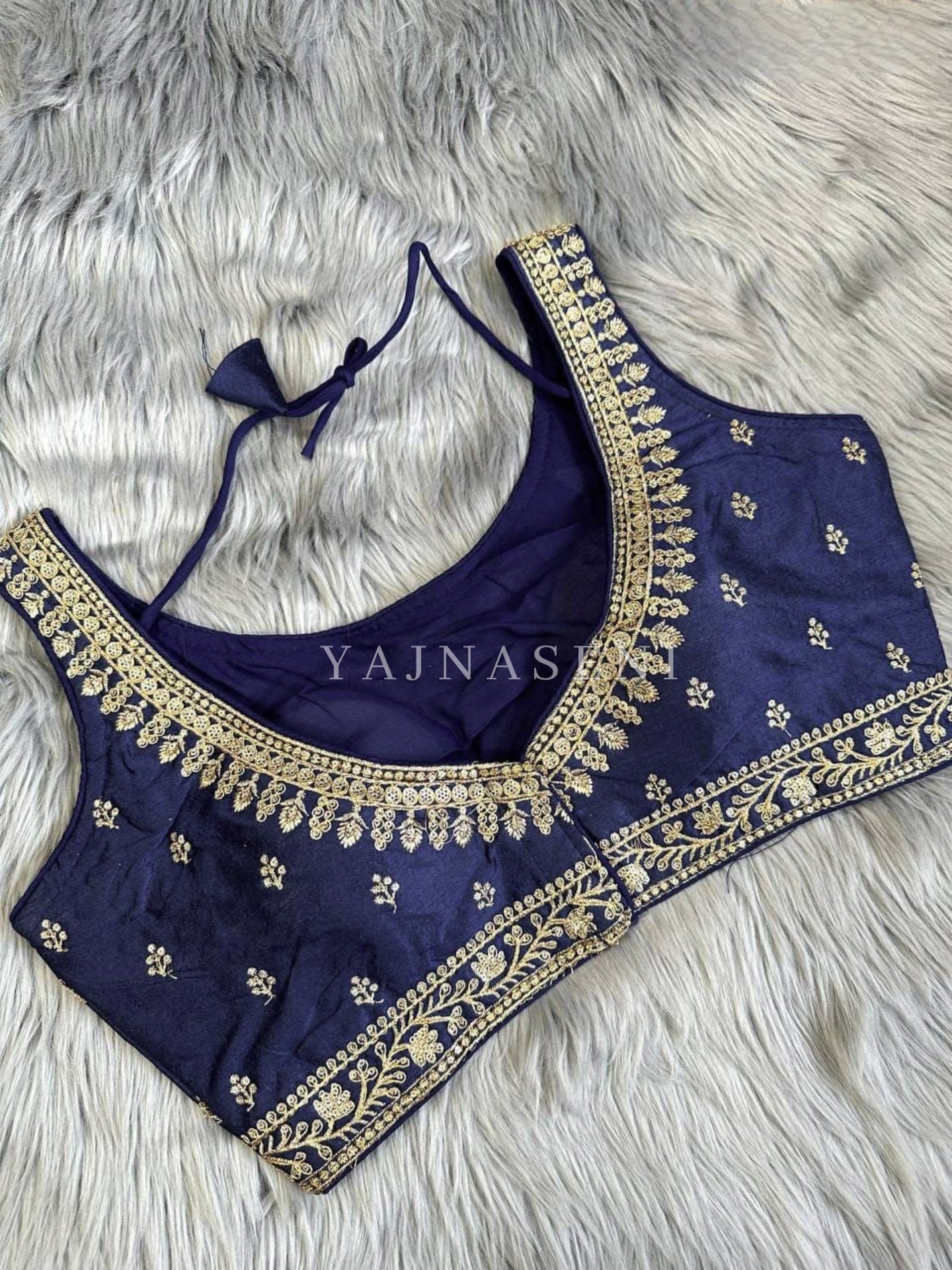Dark Blue : Readymade blouse [SHREYA]