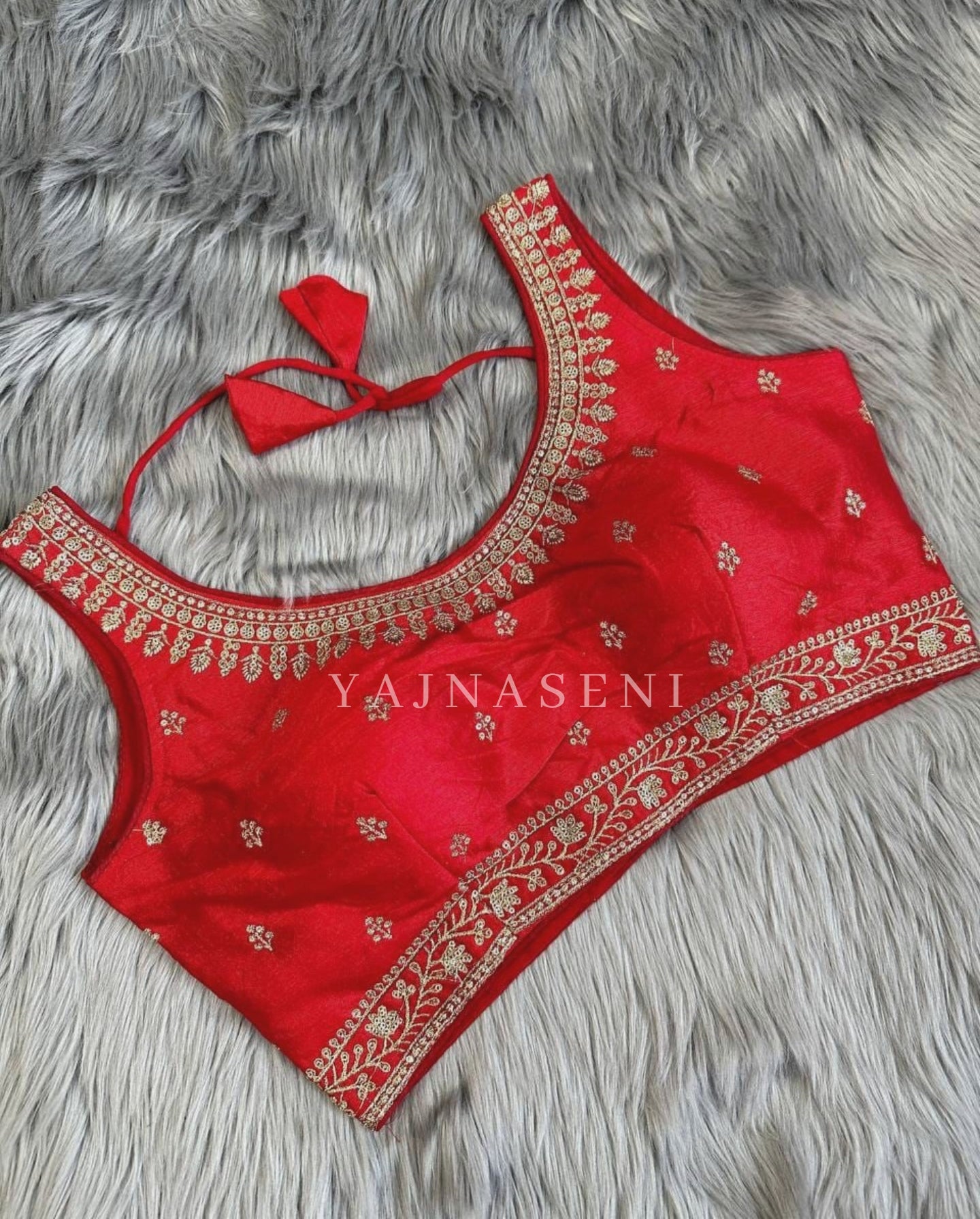 Red : Readymade blouse [SHREYA]