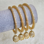 Load image into Gallery viewer, SAMIRA - set of 4 bangles (gold)
