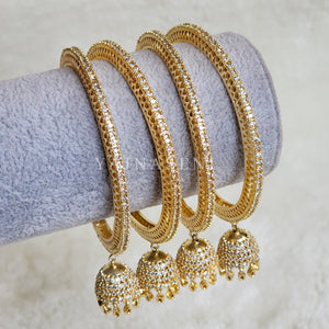 SAMIRA - set of 4 bangles (gold)