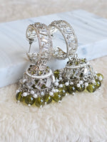 Load image into Gallery viewer, NEHA earrings (Olive)
