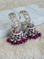 Load image into Gallery viewer, NEHA earrings (Purple)
