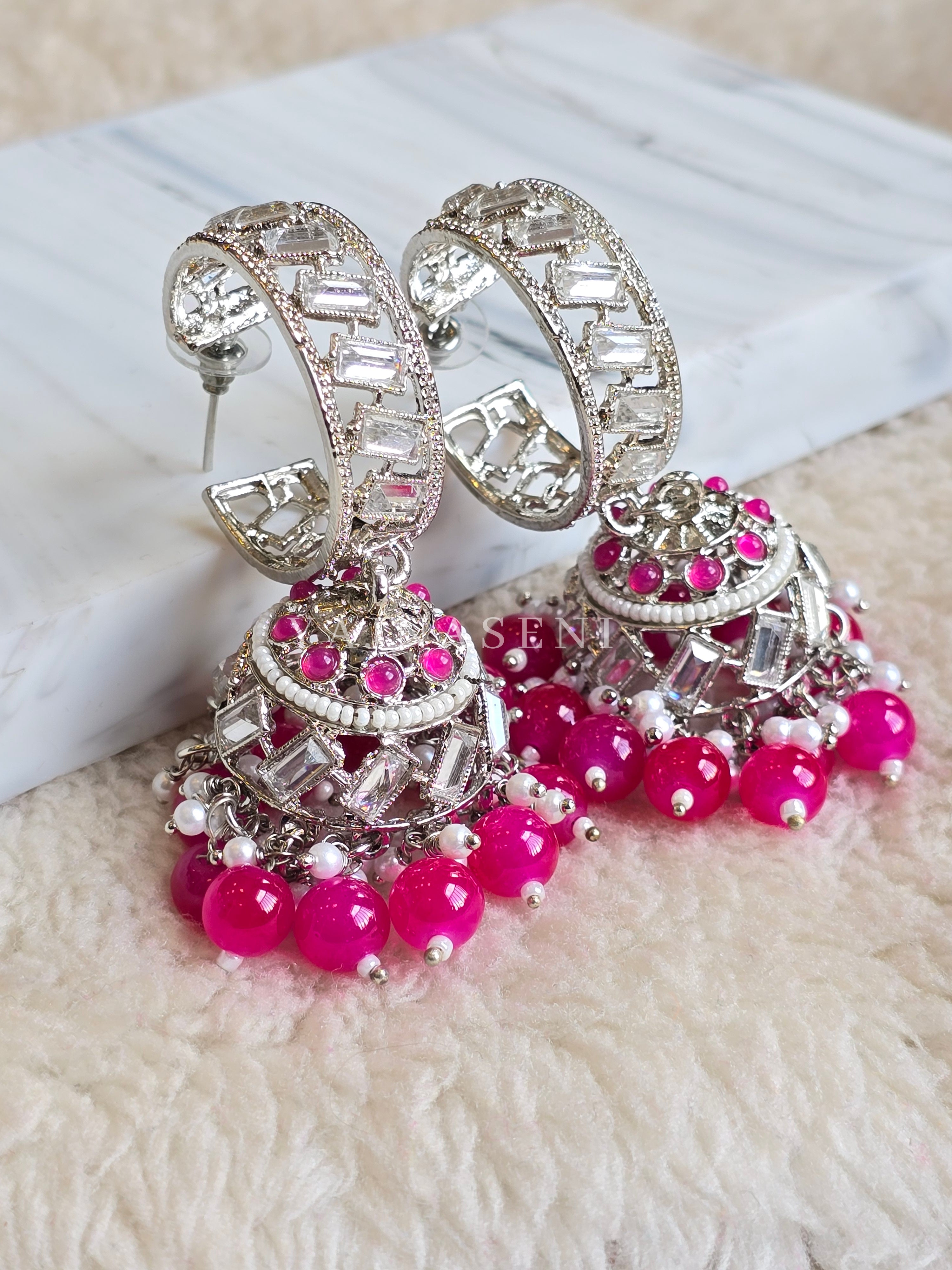 NEHA earrings (Hot Pink)