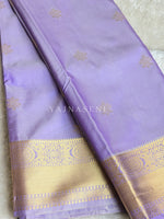 Load image into Gallery viewer, Mini Motifs x Semi Soft Silk Saree - Lavender
